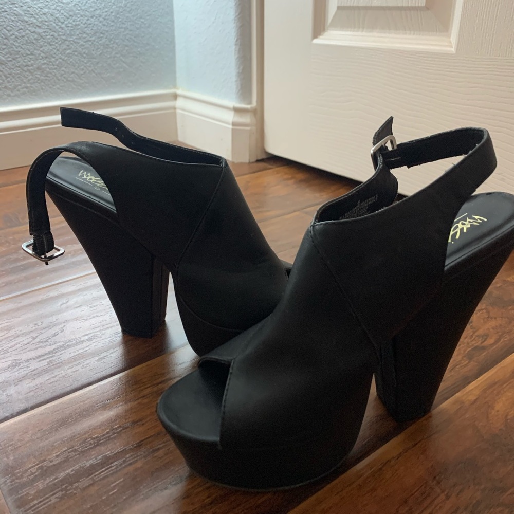 Black high heels